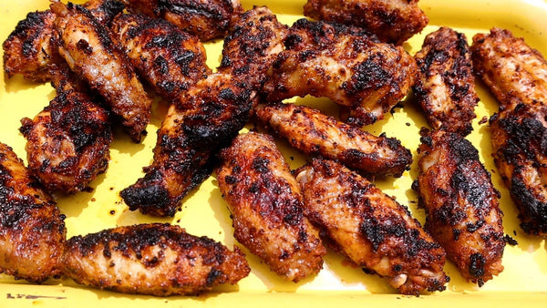 Spicy Tangy Carolina BBQ Wings