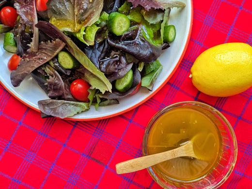 Garlic Lemon Vinaigrette Salad Dressing