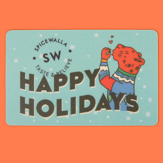 Happy Holidays Gift Card - Physical