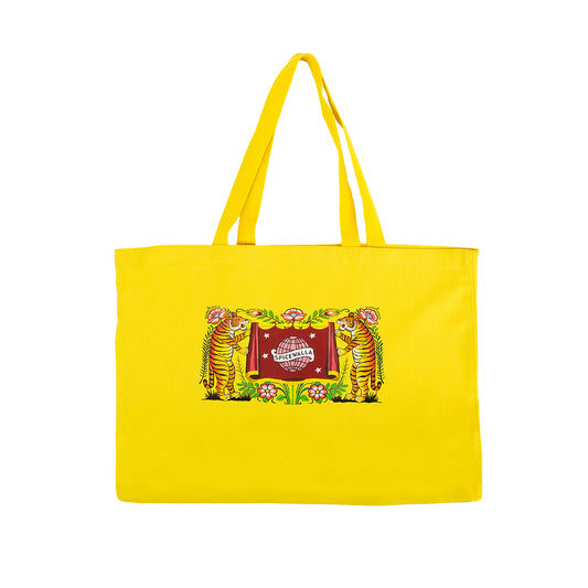 Spicewalla Tigers Jumbo Tote - Yellow